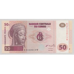 Congo - 50 Francs - 4.01.2000 - Neuf