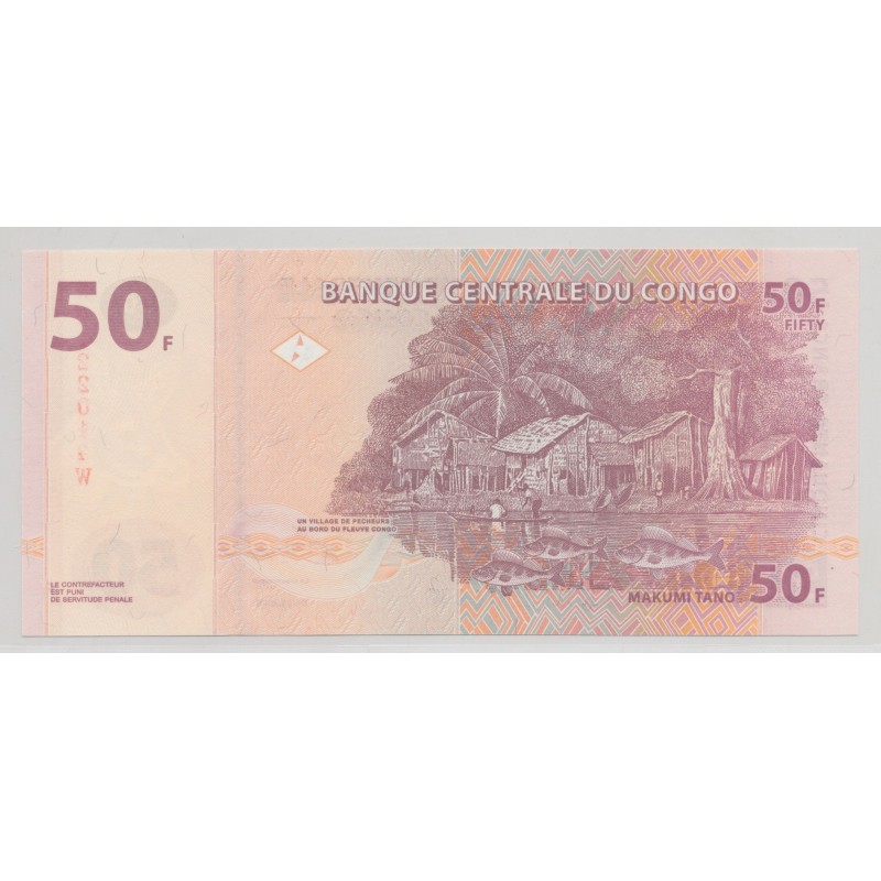 Congo - 50 Francs - 4.01.2000 - Neuf