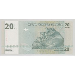 Congo - 20 Francs - 30.06.2003 - Neuf 2