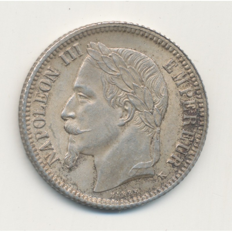 Napoléon III - 1 Franc - 1867 K Bordeaux - TTB+