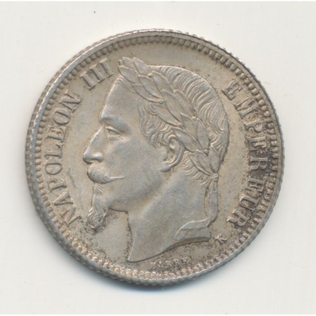 Napoléon III - 1 Franc - 1867 K Bordeaux - TTB+