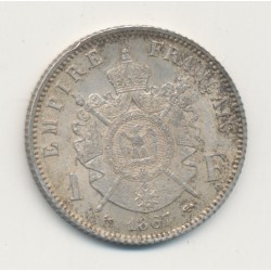 Napoléon III - 1 Franc - 1867 K Bordeaux - TTB+ 2