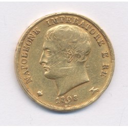 Italie - 20 Lires 1808 M Milan - Napoleone imperatore - TB+/TTB