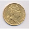 Louis XVIII - 20 Francs Or - 1824 W Lille - TTB+