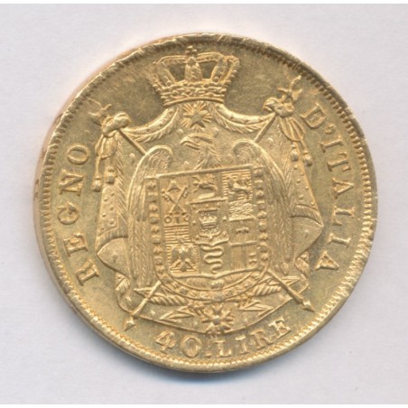 Italie - 40 Lires 1812 M Milan - 1812/180 - Napoleone imperatore - SUP