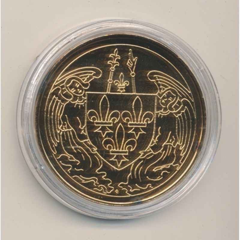 Médaille - Charles VII - Collection Rois de France - vermeil 