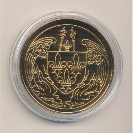 Médaille - Charles VII - Collection Rois de France - vermeil 