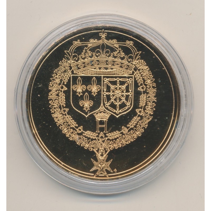 Médaille - Henri IV - Collection Rois de France - vermeil 