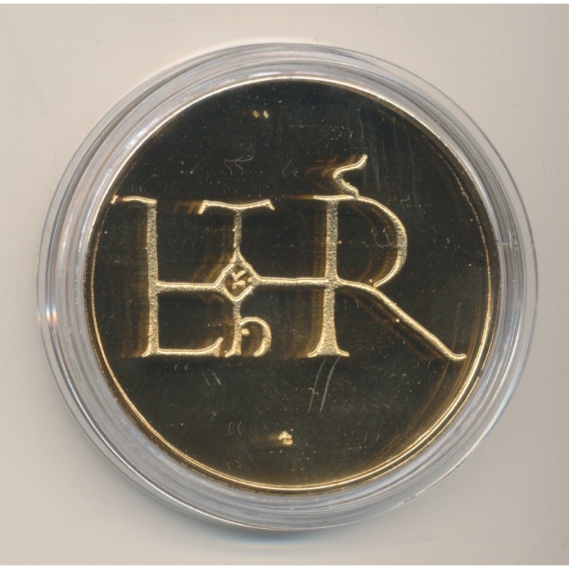 Médaille - Lothaire - Collection Rois de France - vermeil 