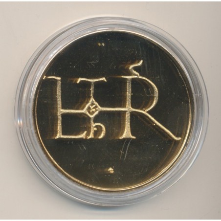 Médaille - Lothaire - Collection Rois de France - vermeil 