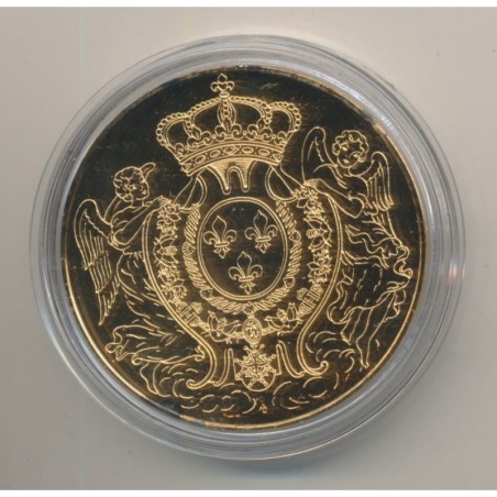 Médaille - Louis XV - Collection Rois de France - vermeil 