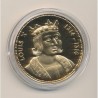 Médaille - Louis X - Collection Rois de France - vermeil 