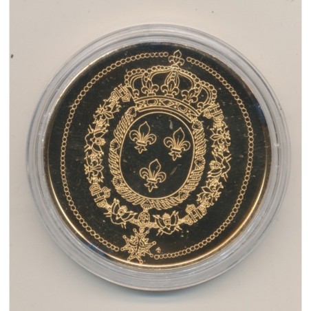 Médaille - Louis XVI - Collection Rois de France - vermeil 