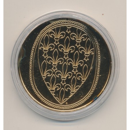 Médaille - Louis VIII - Collection Rois de France - vermeil 