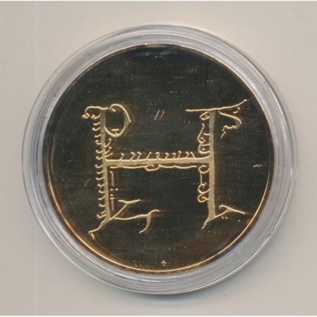Médaille - Louis VI - Collection Rois de France - vermeil 