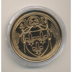 Médaille - Charles VI - Collection Rois de France - vermeil  2