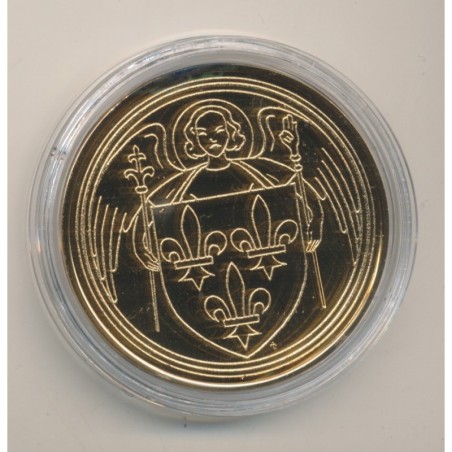 Médaille - Charles VI - Collection Rois de France - vermeil 