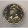 Médaille - Louis XI - Collection Rois de France - vermeil 