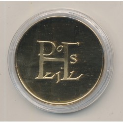 Médaille - Louis I - Collection Rois de France - vermeil  2