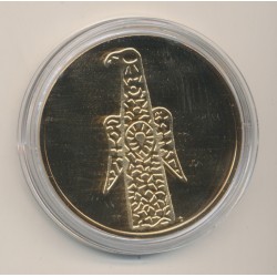 Médaille - Clotaire 1er - Collection Rois de France - vermeil  2