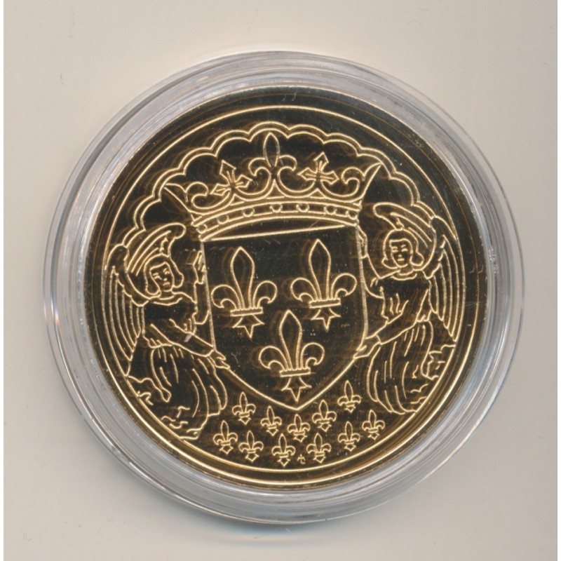 Médaille - Charles VIII - Collection Rois de France - vermeil 