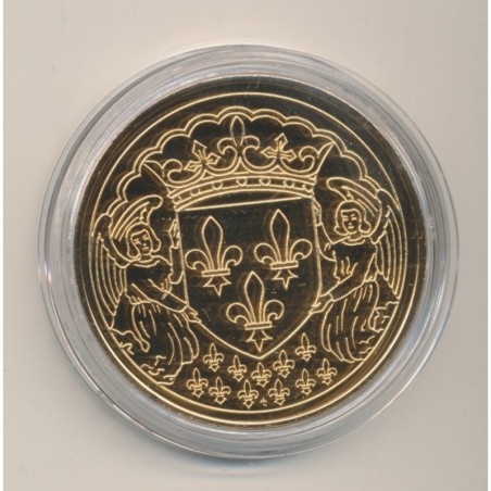 Médaille - Charles VIII - Collection Rois de France - vermeil 
