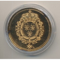 Médaille - Louis XVIII - Collection Rois de France - vermeil  2