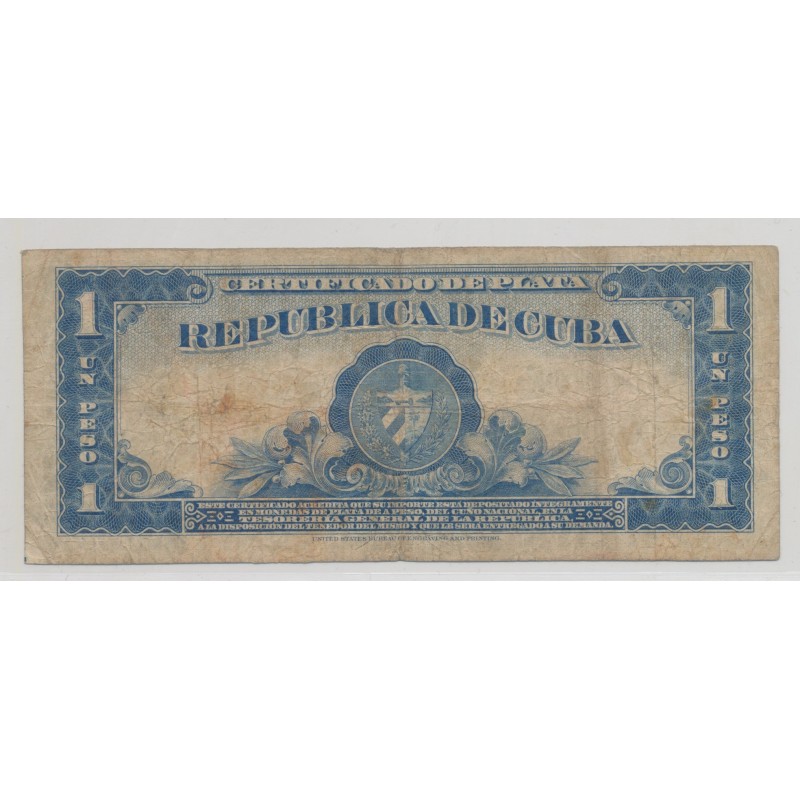 Cuba - 1 Peso 1943 - TB