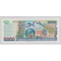Costa rica - 5000 colones - 24.02.1999 - TTB 2