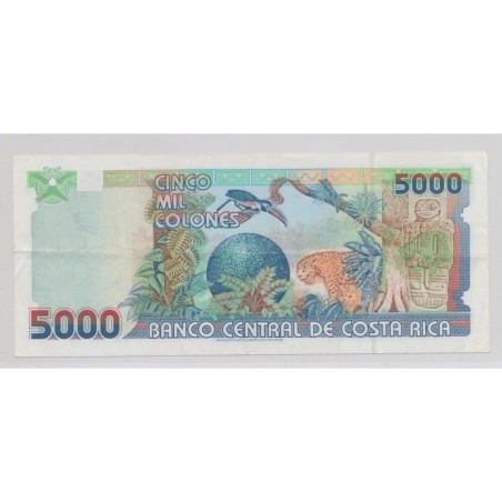 Costa rica - 5000 colones - 24.02.1999 - TTB