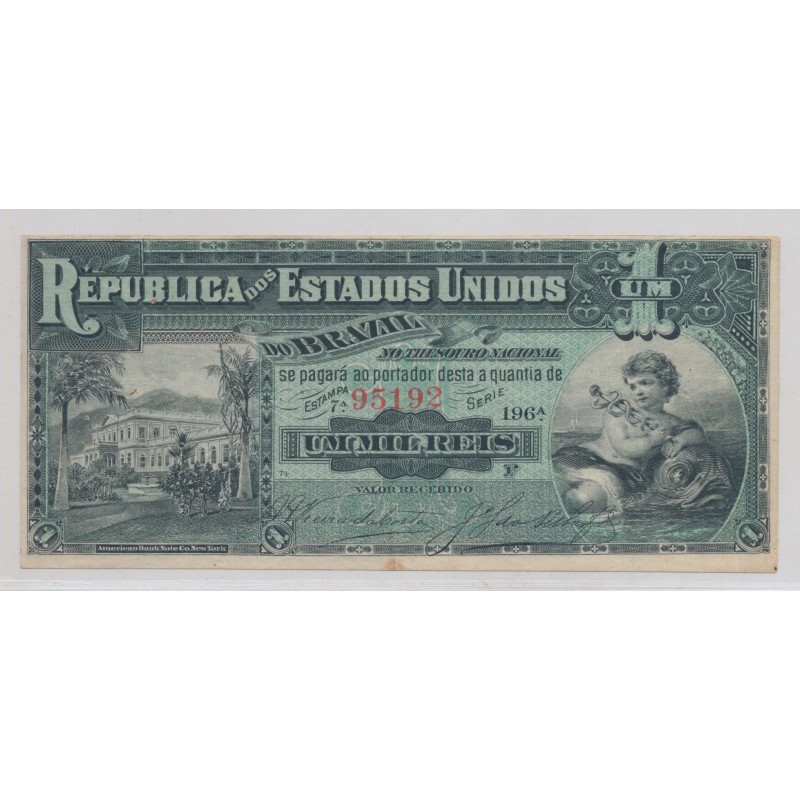 Brésil - 1000 Reis 1919 - TTB