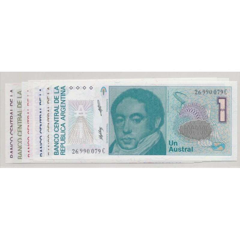 Argentine - Série de 7 Billets