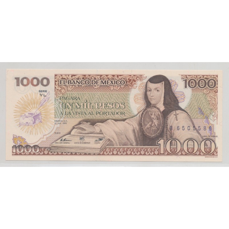 Mexique - 1000 Pesos - 19.07.1985 - Neuf