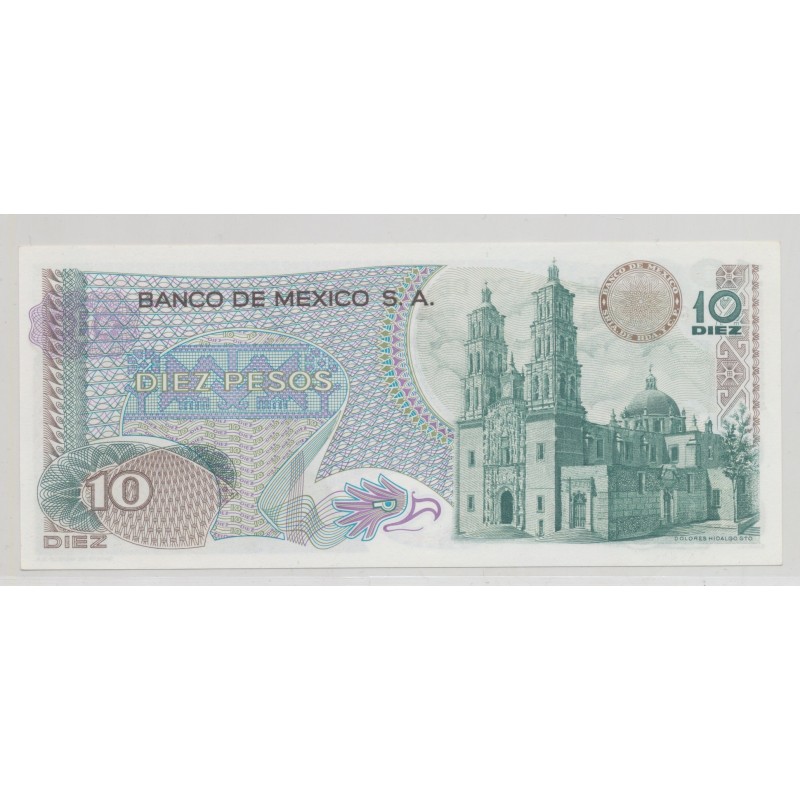 Mexique - 10 Pesos - 18.02.1977 - Neuf