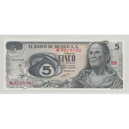 Mexique - 5 Pesos - 27.06.1972 - Neuf