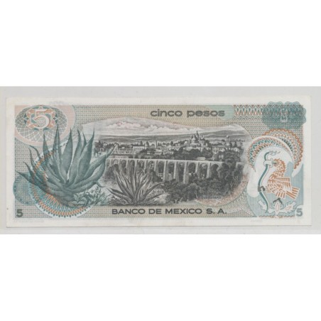 Mexique - 5 Pesos - 27.06.1972 - Neuf
