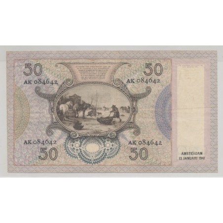 Pays-Bas - 50 Gulden - 13.01.1941 - TTB