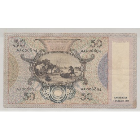 Pays-Bas - 50 Gulden - 11.01.1941 - TTB