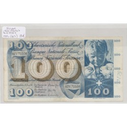 Suisse - 100 Francs - 30.06.1967 - TTB
