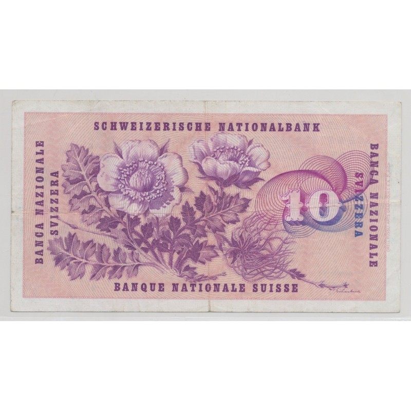 Suisse - 10 Francs 1963 - Série 29C - TTB