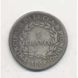 Italie - 1 Franco 1806 Florence - Lucca 2