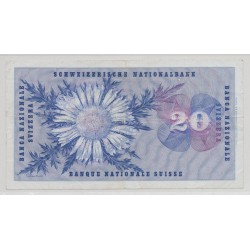 Suisse - 20 Francs 1969 - Série 64I - TTB 2