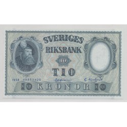 Suède - 10 Kronor 1958 - Neuf