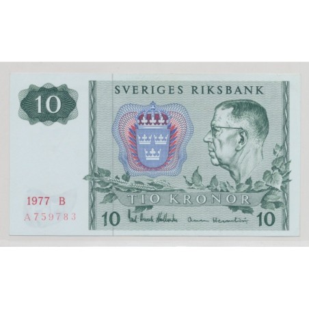 Suède - 10 Kronor 1977 B - Neuf