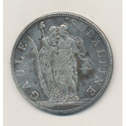 Italie - 5 Francs Gaule Subalpine - AN 10 - Type 2 accent après liberté