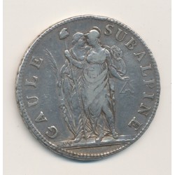 Italie - 5 Francs Gaule Subalpine - AN 10