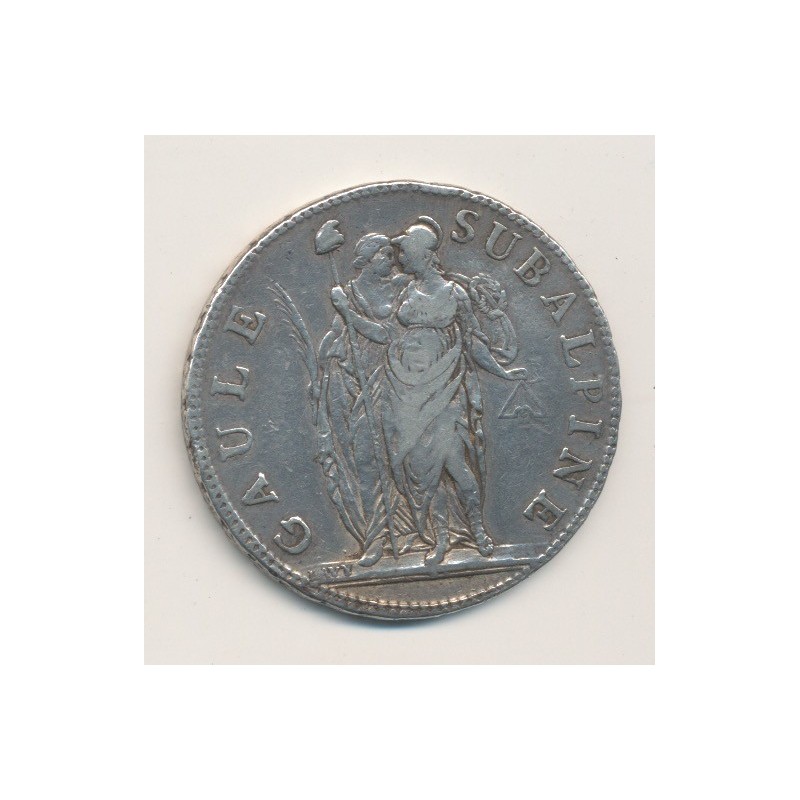 Italie - 5 Francs Gaule Subalpine - AN 10