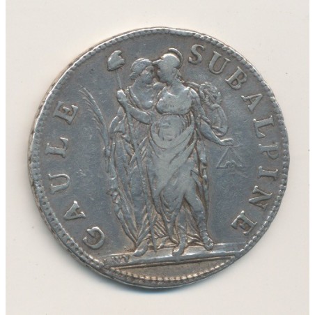 Italie - 5 Francs Gaule Subalpine - AN 10