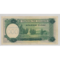 Grèce - 1000 Drachmes 1939 - TTB 2