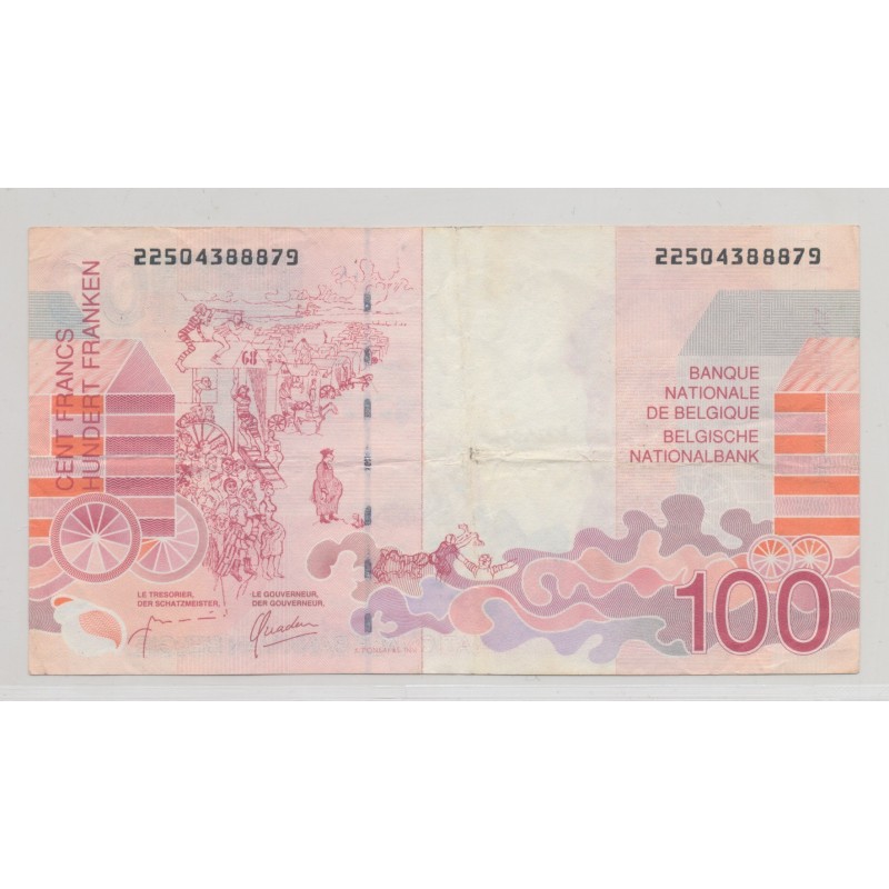 Belgique - 100 Francs - TTB